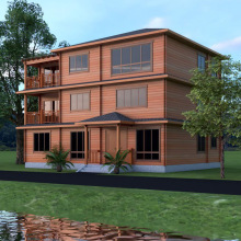 景观建筑构筑物小木屋树屋休闲亭创意别墅阳光房模型全屋创意设计