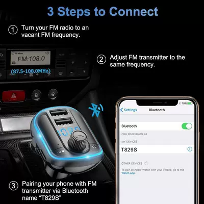 Dual USB Charger Fast – Car mp3