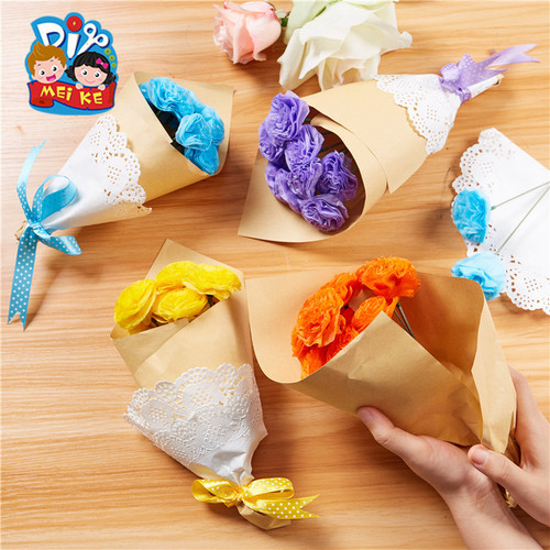 Mother's Day handmade diy bouquet material simulation puzzle bouquet gift scene layout wholesale send to mother