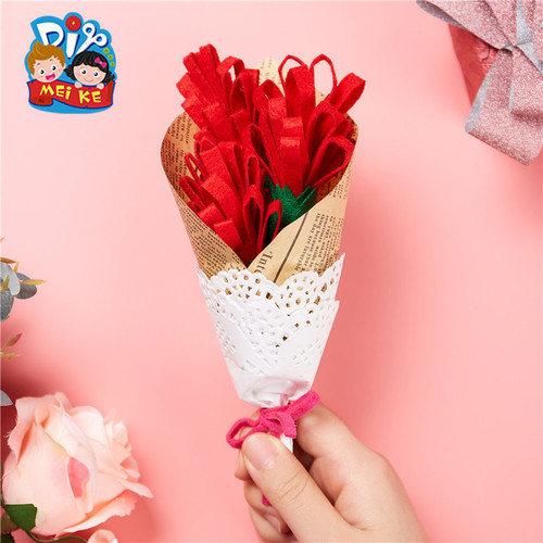 Mother's Day handmade diy bouquet material simulation puzzle bouquet gift scene layout wholesale send to mother