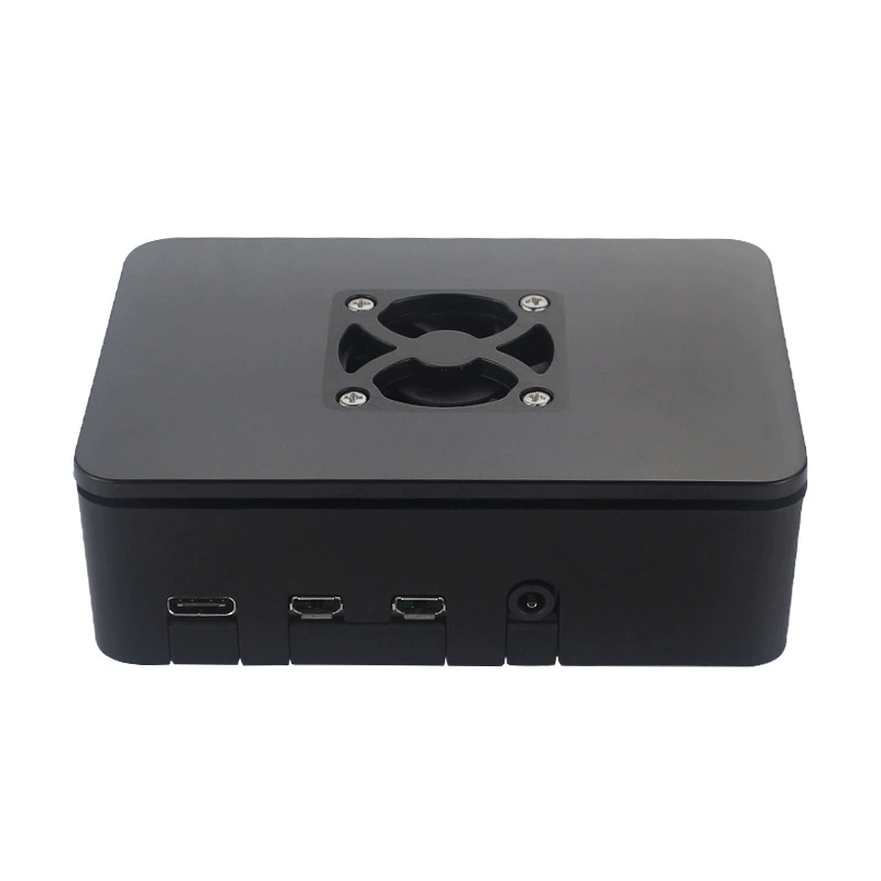 Корпус для Raspberry Pi 4B из ABS с охлаждением, совместим с установкой вентилятора, защитный кожух