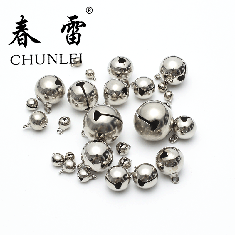One-word Bell nickel plated silver white pet collar Bell silver electroplated Christmas jewelry accessories pendant small Bell One-word Bell nickel plated silver white pet collar Bell silver electroplated Christmas jewelry accessories pendant small Bell