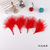 Manufacturers supply Turkey Hair DIY colorful vascular velvet feather jewelry accessories decorative feather wholesale