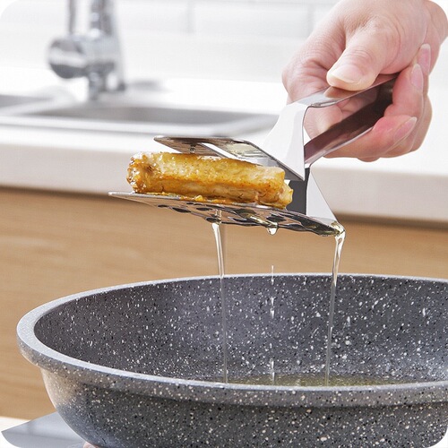 Stainless steel food clip multifunctional steak clip outdoor barbecue food clip barbecue bread fried fish shovel clip