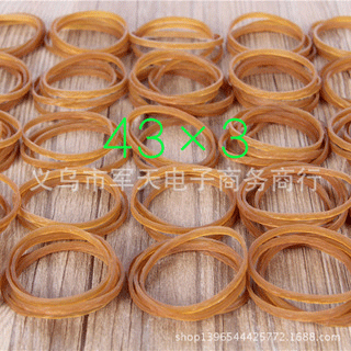 批发进口43*3本色橡皮筋/牛皮筋 耐高温绑模具皮筋牛皮筋橡皮筋