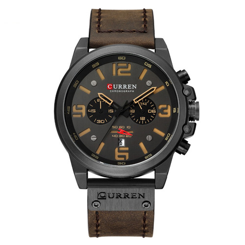 curren/karren 8314 men's watch sports six-hand quartz watch calendar men's watch waterproof belt watch