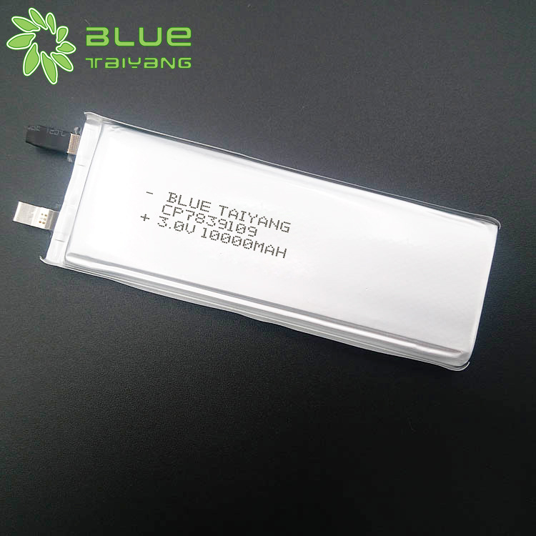 CP7839109软包锂锰10AH电池 半导体设备锂电池3.0V软包电池仪器