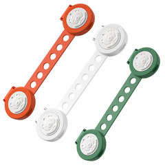 2024 New Infant and Toddler Flip Safety Lock Anti-pinch Cabinet Door Lock Flexible Baby Large Drawer Long Lock