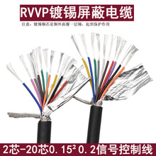 金环球电缆RVVP2芯3芯4芯0.15平方4芯5芯6芯8芯0.2屏蔽信号控制线