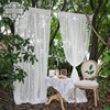 Curtain, retro Scandinavian lace cloth, American style, wholesale