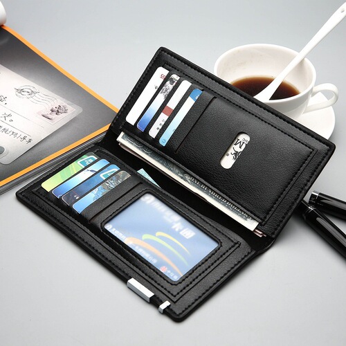 Yingfei Kangaroo manufacturer directly supplies men's long wallet with printed LOGO hand wallet men's wallet wallet
