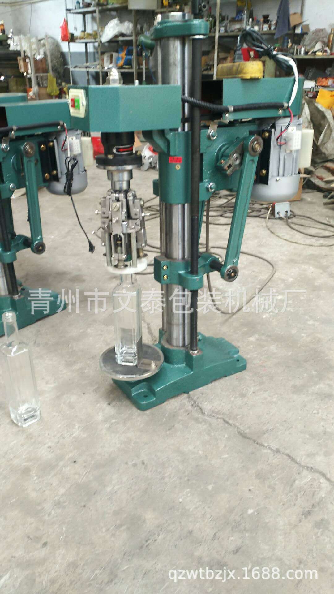 生产厂家 小型封口机 半自动铝盖旋盖机 玻璃钢酒瓶压盖机