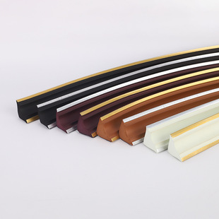 ✅ Self-Adhesive Pvc Corner Molding for Living Room Ceiling Corner Decoration Strip Self-Adhesive Wall Corner Molding Triangle Edge Trim