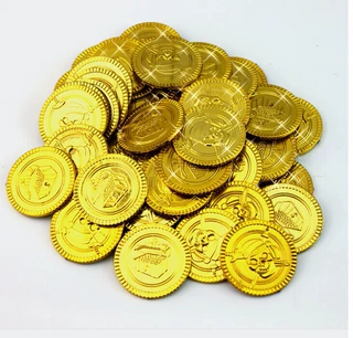 定制 俄罗斯ABS电镀塑料币 镀金、镀银、彩色塑料硬币 电镀促销币