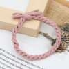 Cute brand hair rope with pigtail, hair accessory, Korean style, internet celebrity