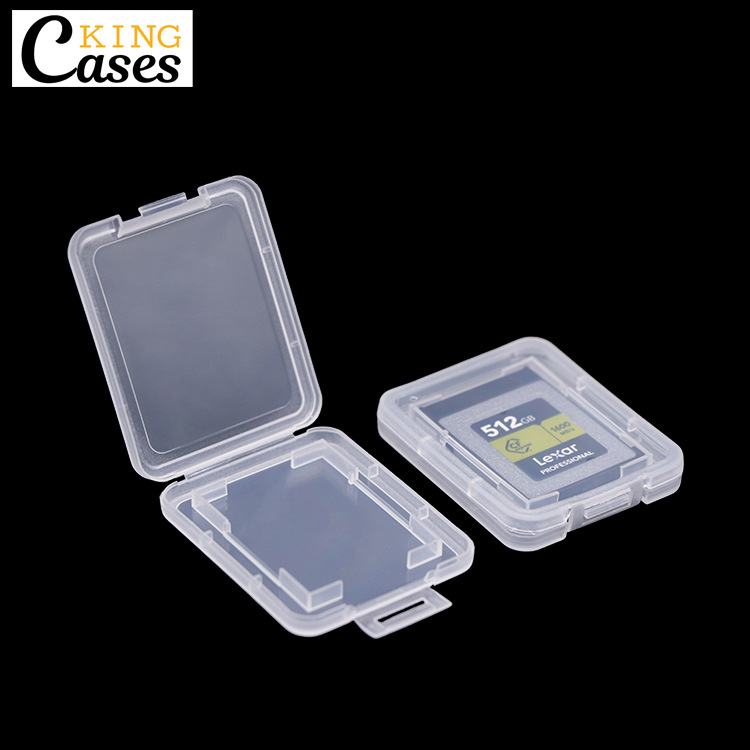 透明7.5mm XQD卡盒 PP塑料包装盒 相机内存卡收纳盒 SD卡盒