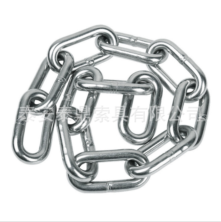 高强度镀锌链条  镀锌起重链条 镀锌圆环链三环链 铁链子厂家直销