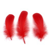 Spot supply 18 color goose hair color feathers DIY jewelry material dyed large floating feathers wholesale