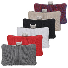 2023 Cross-border New Evening Dress Bag Handbag Evening Purse Diamond-studded Handbag for European and American Women Hand-held Bag