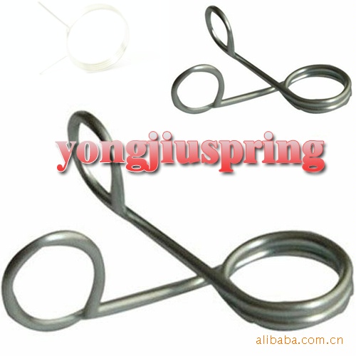 厂家批发供应扭簧 发夹不锈钢双扭转弹簧回力扭力弹簧 小线径扭簧