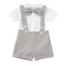 Children's bodysuit, bow tie, set, dress, overall, lifting effect