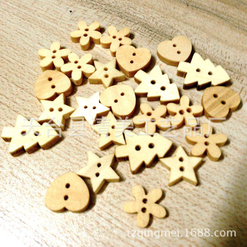 Spot Madera Madera Madera Madera Navidad Mezcla DIY Madera Madera Madera Madera Dibujos animados Serie Navidad Artesanía