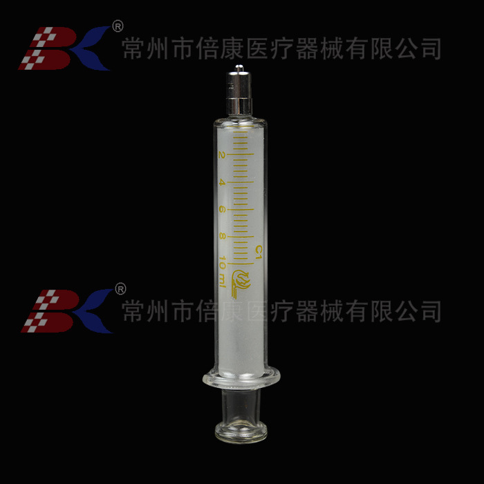 10ml. 鲁尔锁紧头 玻璃注射器 铜头 玻璃 点胶针筒 玻璃灌注器
