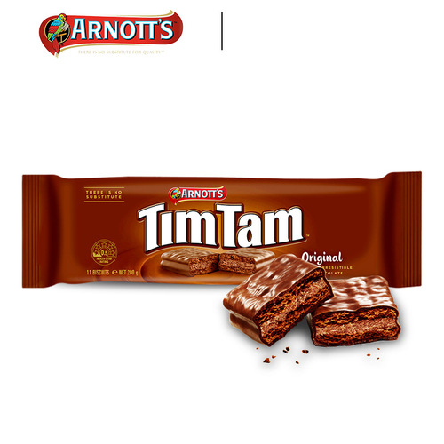 Australia TimTam chocolate sandwich cookies black and white double-layer chocolate Australian Yara snacks