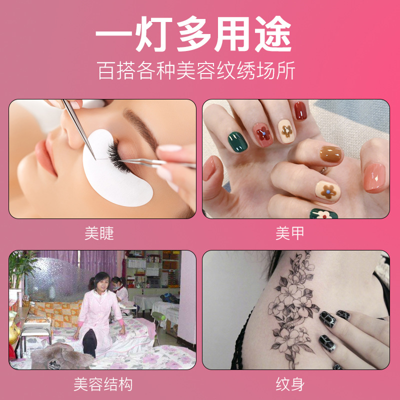 Xiangyu LED americano galvanizado metal largo brazo tatuaje iluminación clip Oficina protección para los ojos niños Lámpara de lectura