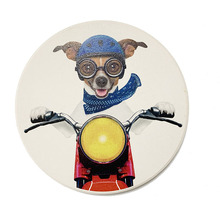 硅藻土吸水杯墊餐數碼UV打印墊家用茶杯墊隔熱吸濕墊子陶瓷墊定制