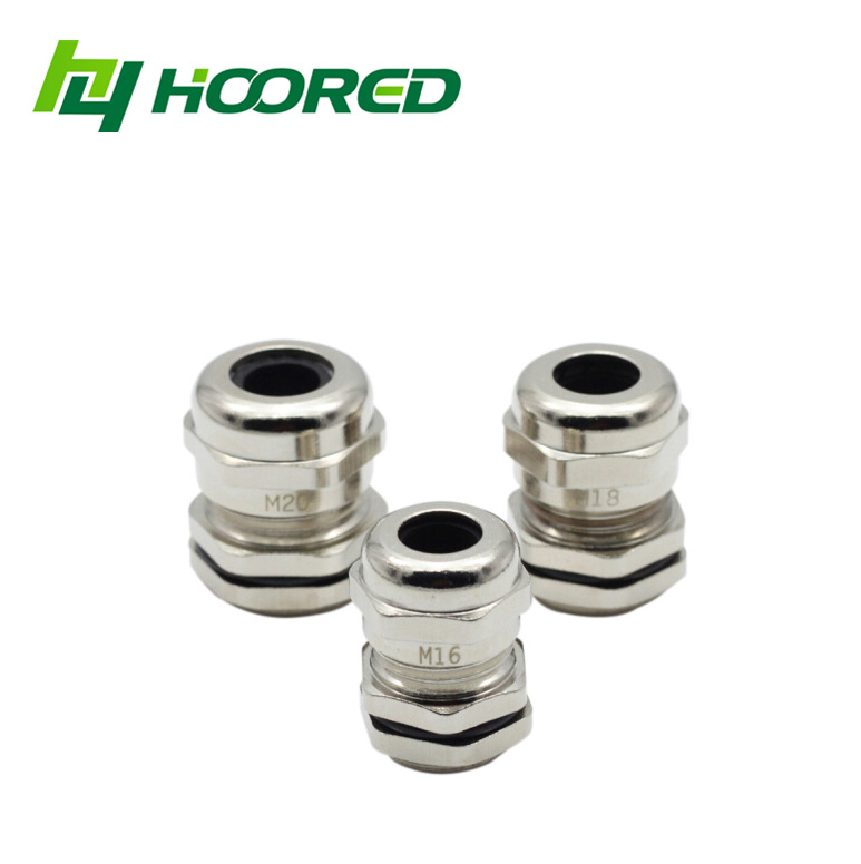 金属PG电缆接头 防水防爆PG接线头 黄铜镀镍 尺寸齐全 可自选