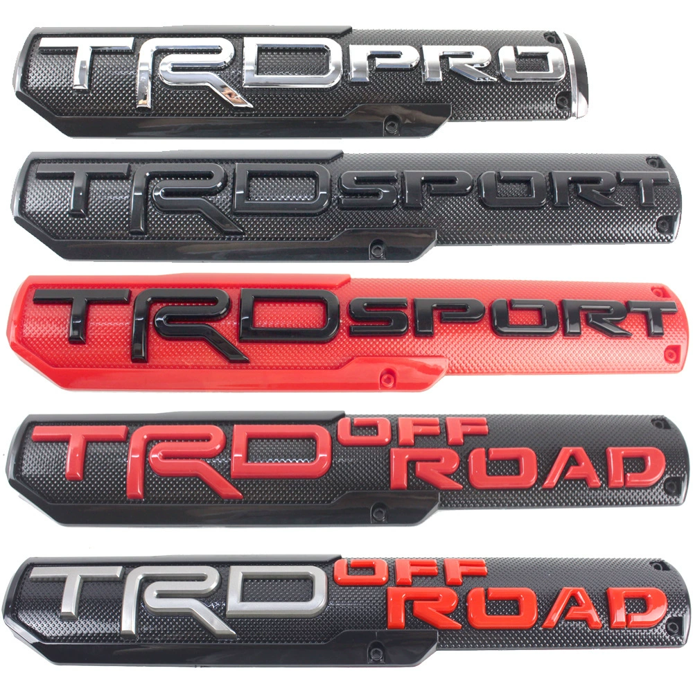 Подходит для Toyota Tantu Североамериканская Sequoia TRD PRO дверной боковой логотип TRD SPORT Маркировка кузова крыла