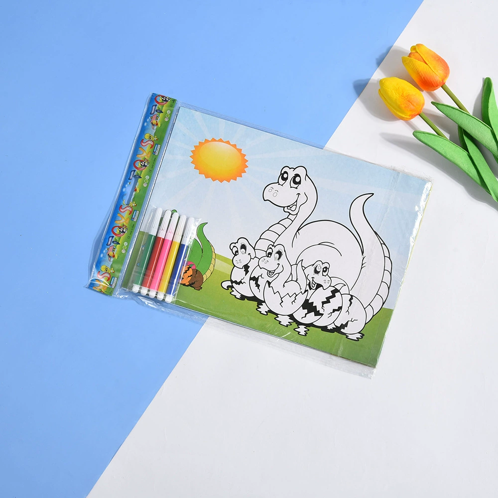 Игрушка, красящие краски для мультфильма в воде для детского сада, (跨境 торговля), оптом, раннее образование