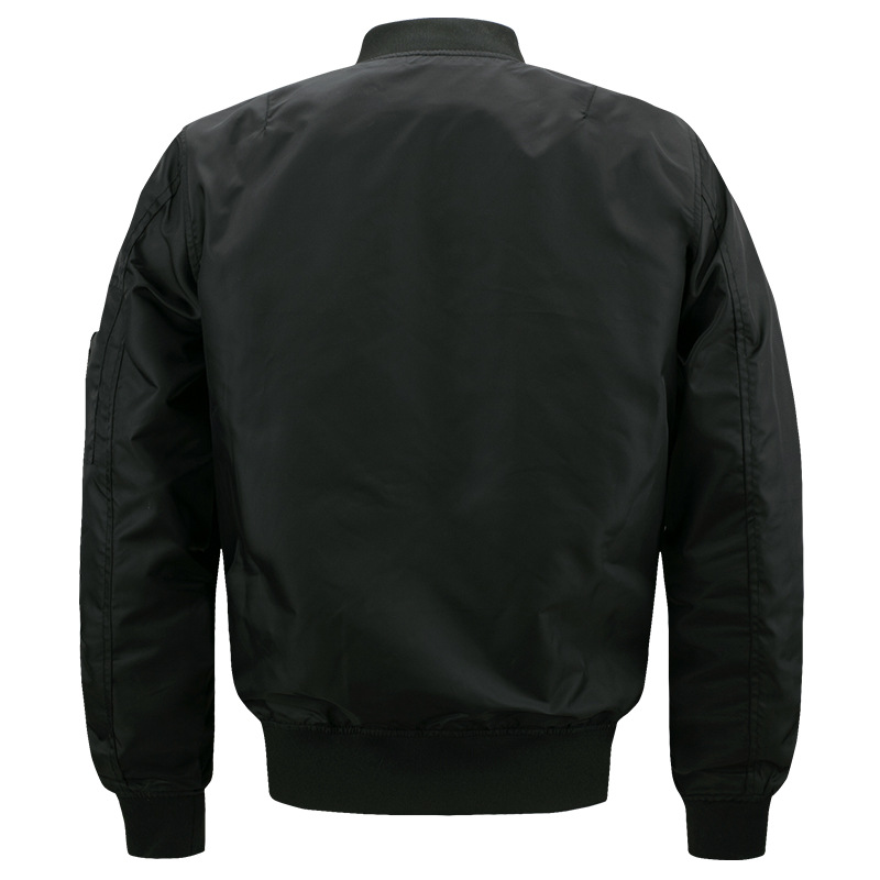 Chaqueta de béisbol de gran tamaño para hombre, estilo europeo y americano, de moda, para primavera y otoño, ropa de trabajo, chaqueta de piloto MA1, talla grande. image 4