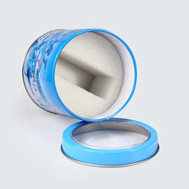 手表电子表包装盒批发 工厂批发圆铁盒 直径79*高76mm圆铁盒