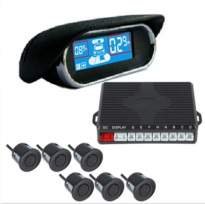 Dual Display Dual-Core Reversing Radar, Four Voice Switching Modes, 8 Sensors, 12 Sensors, Cross-Border Exclusive Reversing Radar (Park radarı)