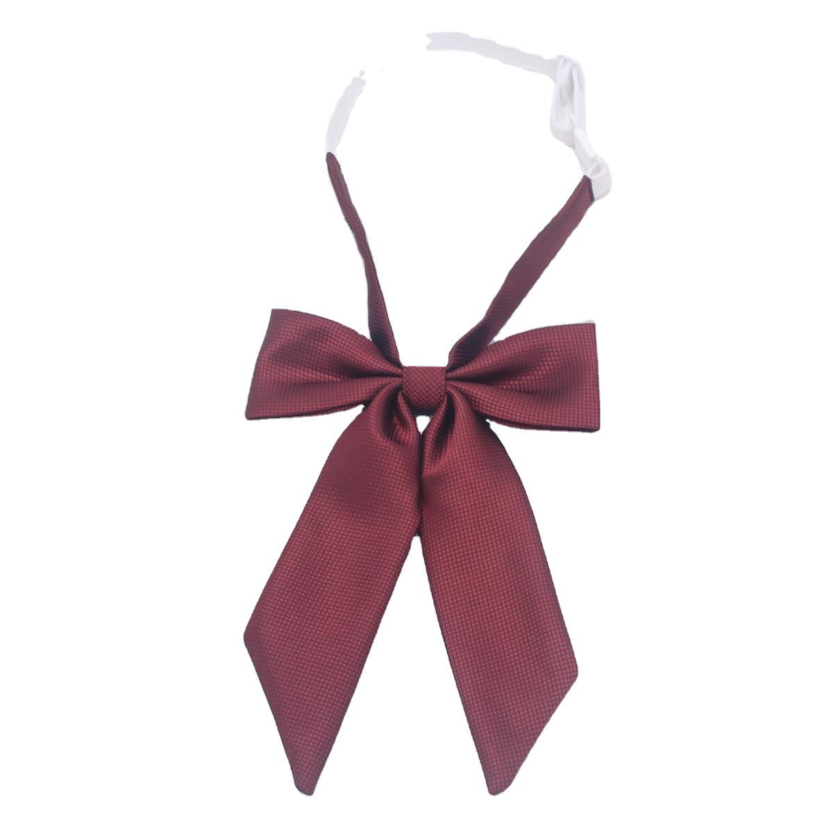Lazo Largo para Uniforme Escolar JK de Mujer Tejido Jacquard para Uso Escolar