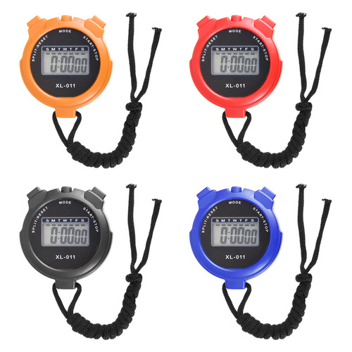Stopwatch timer electronic stopwatch two-run timer referee training fitness equipment waterproof electronic watch XLJ011