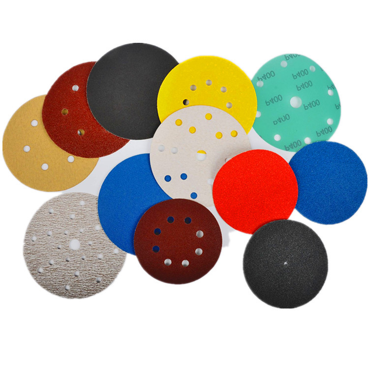 背绒2寸-16寸背绒砂纸 抛光砂纸片抛光片圆盘砂纸磨片植绒砂纸附