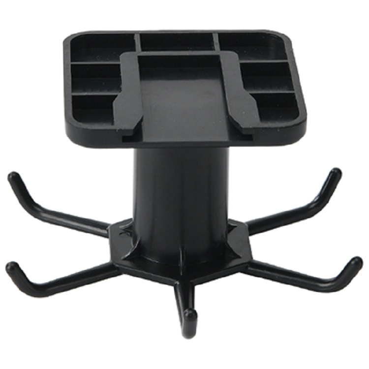 Techo de cocina transfronterizo Gancho giratorio de 360 grados Espátula Gancho de almacenamiento de utensilios de cocina Gancho giratorio de 6 garras montado en la pared