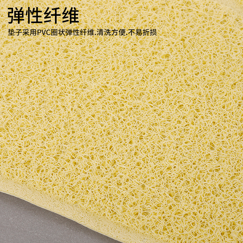 PVC impresión de la pata del animal doméstico resistente a las manchas mantel doble capa antideslizante gato jaula estera perro gato pie estera suministros para mascotas al por mayor