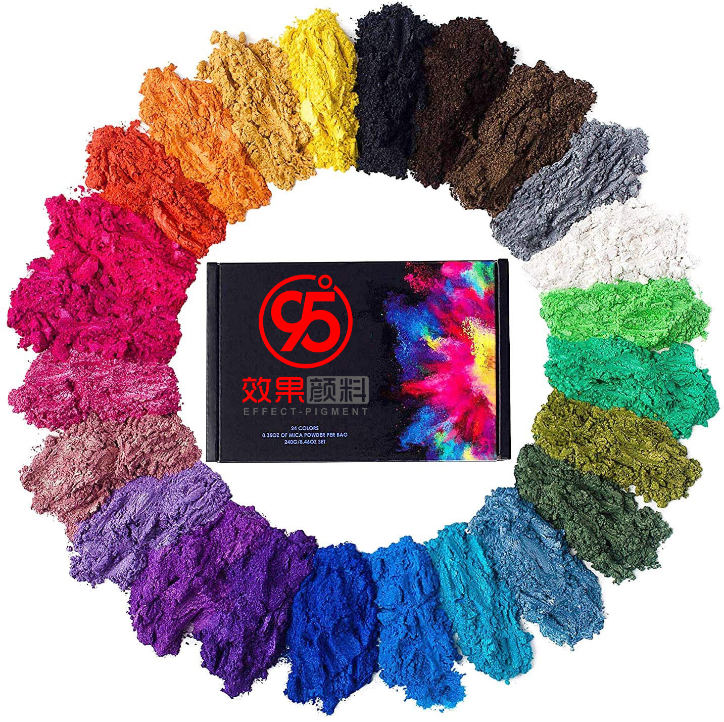 化工品加工定制云母粉珠光粉珠光颜料金葱粉各种等级分装小包装|ru