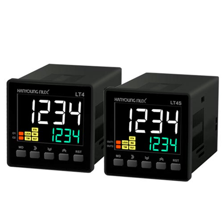 供应韩荣电子HANYOUNGNUX计时器LT4/LT4S宽电源4位显示计时器