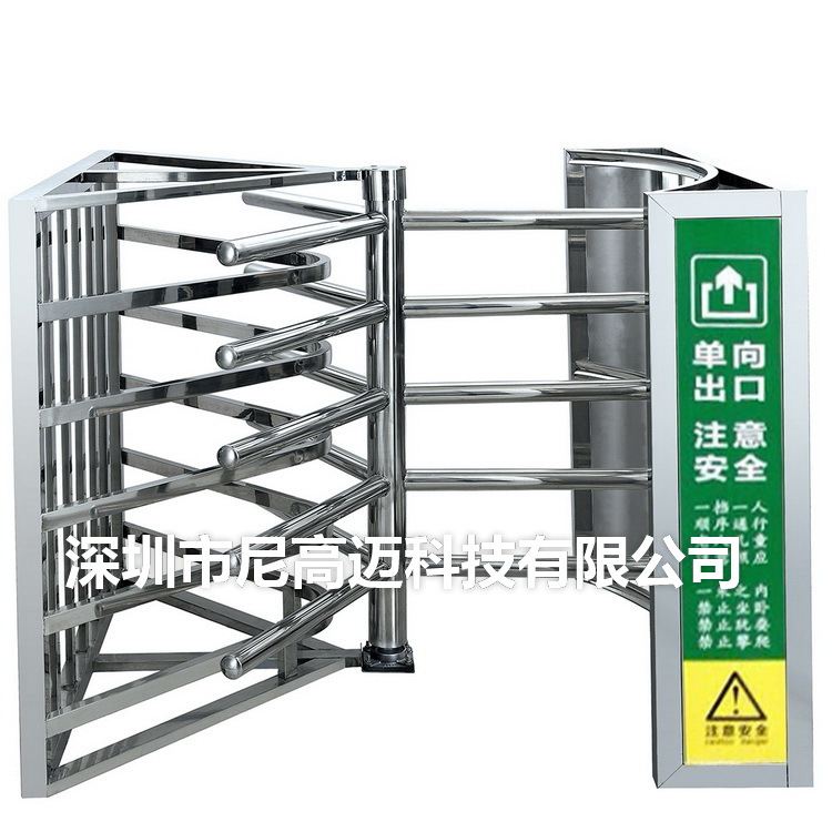 供应高铁站医院120度手动半高转闸 新型单向旋转门矩形单限疏状门