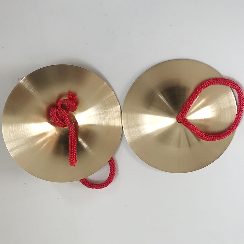 Orff instrumento musical instrumento de percusión para niños material didáctico latón niños educación temprana sonido cobre ejército cintura tambor gong tambor