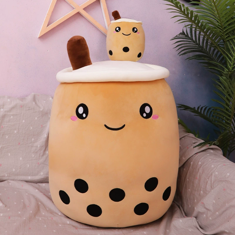 Плюшевый игрушечный напиток Bubble Tea Ye Ye Shang, 24–70 см, вариант с наполнителем, милый подушкообразный кукольный игрушка