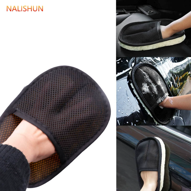 Автомойка Шерстяные перчатки Абсорбент Утолщенный Специальный хлопок Автомобильная салфетка Полотенце костюм Микрофибра