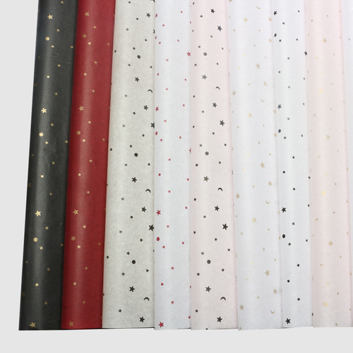 Roland Xingyue Sydney paper bronzing Xingyue metal texture lined bouquet flower shop flower packaging material paper