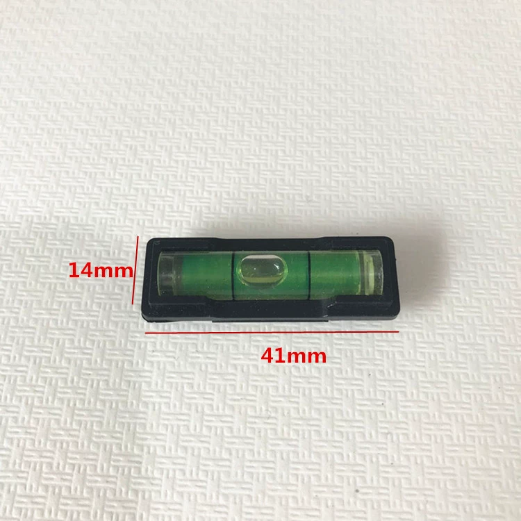 Измеритель уровня базовый баланс инструмент мини-пузырь уровня с черным основанием Электрический инструмент баланса украшения