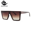 S312 fashion European and American frame large frame transparent UV400 retro sunglasses sunglasses same model